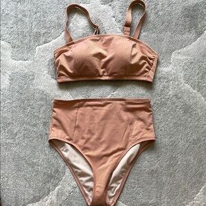 Kona Sol Light Golden peach two-piece bikini
